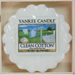 Clean Cotton, Czysta Bawełna, wosk Yankee Candle