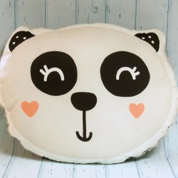 Panda ręcznie szyta poduszka