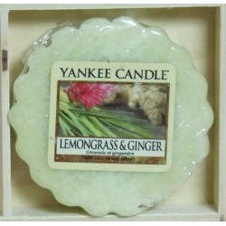 Lemongrass and ginger, Trawa cytrynowa i imbir,wosk Yankee Candle.