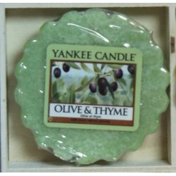 Olive and Thyme - Oliwka i Tymianek, wosk  Yankee Candle.