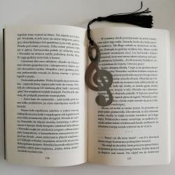 Klucz wiolinowy, zakładka do książki