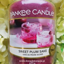 Sweet plum sake duża świeca Yankee Candle
