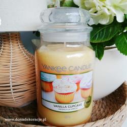 Vanilla cupcake, Waniliowa babeczka duża świeca Yankee Candle