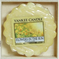 Flowers in the sun, Kwiaty w słońcu, wosk Yankee Candle.