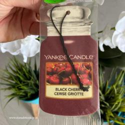 Black Cherry zapach samochodowy car jar Yankee Candle